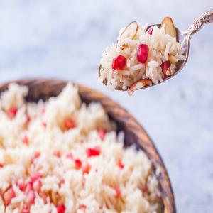 Pomegranate and Almond Rice_image