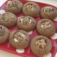 Santa's Chocolate Thumbprint Cookies_image