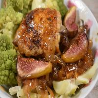 Chicken and Roasted Figs image