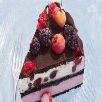 Berries-and-Cherries Ice Cream Cake image