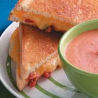 Grilled Tomato-Cheese Sandwiches image
