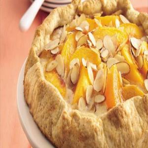 Almond-Peach Fold-Over Coffee Cake_image