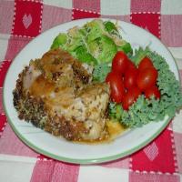 Pam's Mustard and Herb Crusted Stuffed Pork Loin image