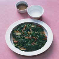 Sauteed Spinach with Roasted Red Pepper_image