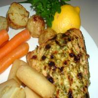 Grilled Salmon with Garlic & Lemon_image