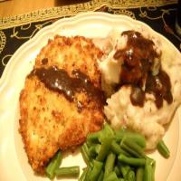Parmesan Panko Chicken with Balsamic Butter Sauce_image