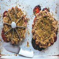 Strawberry-Pistachio Crumble Pie image