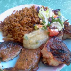 Mesquite Grilled Pork Chops with Apple Salsa image