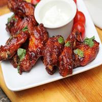 Honey Barbecue Chicken Wings_image