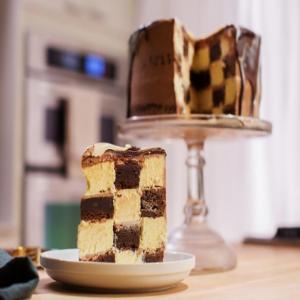 Checkerboard Brownie Cheesecake_image
