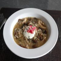 Chicken, Mushroom, and Rice Soup image