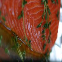Salmon With Thyme, Lemon Butter and Almonds_image