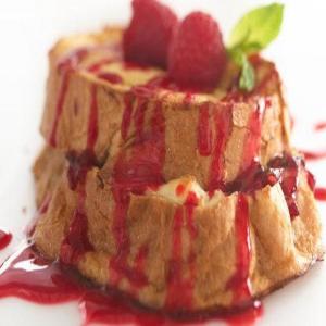 Healthified Raspberry French Toast Bake_image