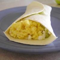 Easy Egg and Avocado Breakfast Burrito image
