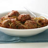 Whole-Wheat Spaghetti with Turkey Meatballs_image