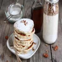Snowball Cookie Layered Pancake Jars_image