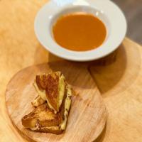 Tomato Soup with Grilled Cheese image