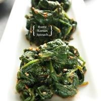 Rustic Korean Spinach_image