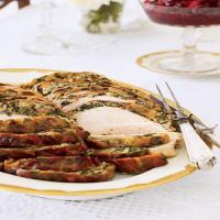 Turkey Breast with Spinach-Herb Stuffing_image