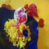 Yellow Rice Pilaf Pomegranate image