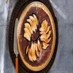 Chocolate-and-Pear Pie image