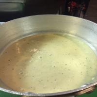 Garlic Soup with Crispy Prosciutto image