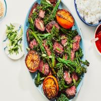 Chinese Five-Spice Steak with Oranges and Sesame Broccolini image