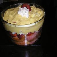 A Mere Trifle! Strawberries and Clotted Cream Trifle image