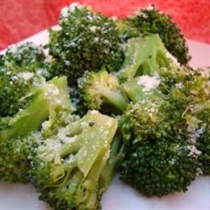 Broccoli with Poppy Seed Butter and Parmesan Cheese image
