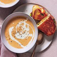 Curried swede soup & mango chutney cheese toasties_image