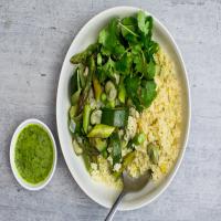 Spring Vegetable Ragoût With Brown Butter Couscous_image