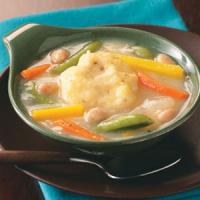Vegetable Dumpling Soup image
