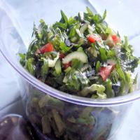Tomato, Cucumber, and Green Pepper Chopped Salad image