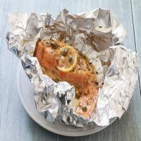 Salmon with Lemon, Capers and Rosemary image