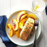 Grilled Salmon with Nectarines image