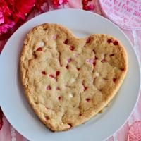Giant Heart-Shaped Pan Cookie image