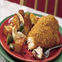 Corn-Crisped Chicken and Potato Dinner_image