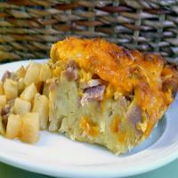 Ham and Cheese Bread Pudding_image