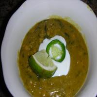 Curried Red Lentil and Swiss Chard Soup image