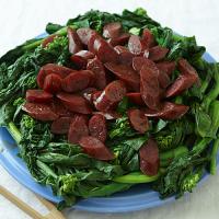 Chinese Sausage and Broccoli with Oyster Sauce_image