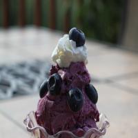 Blueberries and Cream Ice Cream image