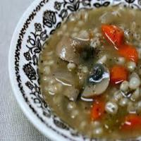 Barley, Lentil, and Sun-Dried Tomato Soup image