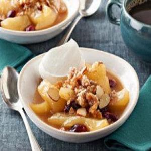 SLOW COOKER PEAR AND CRANBERRY CRISP_image