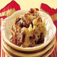 Mocha Bread Pudding with Caramel Topping image