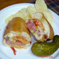 Mom's Pizza Subs With Ham_image