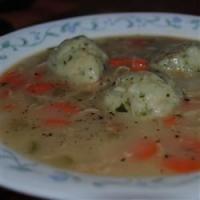 Hearty Turkey Soup with Parsley Dumplings_image