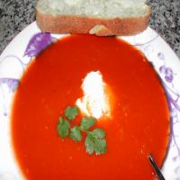 Tomato Cilantro Soup image