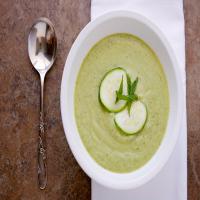 Chilled Zucchini-Yogurt Soup with Fresh Mint_image