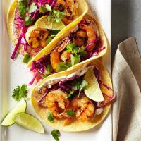 Shrimp Tacos with Lime Slaw Recipe - (4.5/5) image