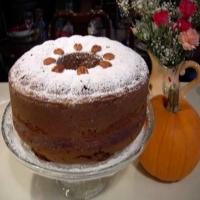 Pumpkin Pecan Cake With Ginger Whipped Cream image